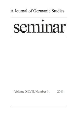 Cover - Seminar: A Journal of Germanic Studies
